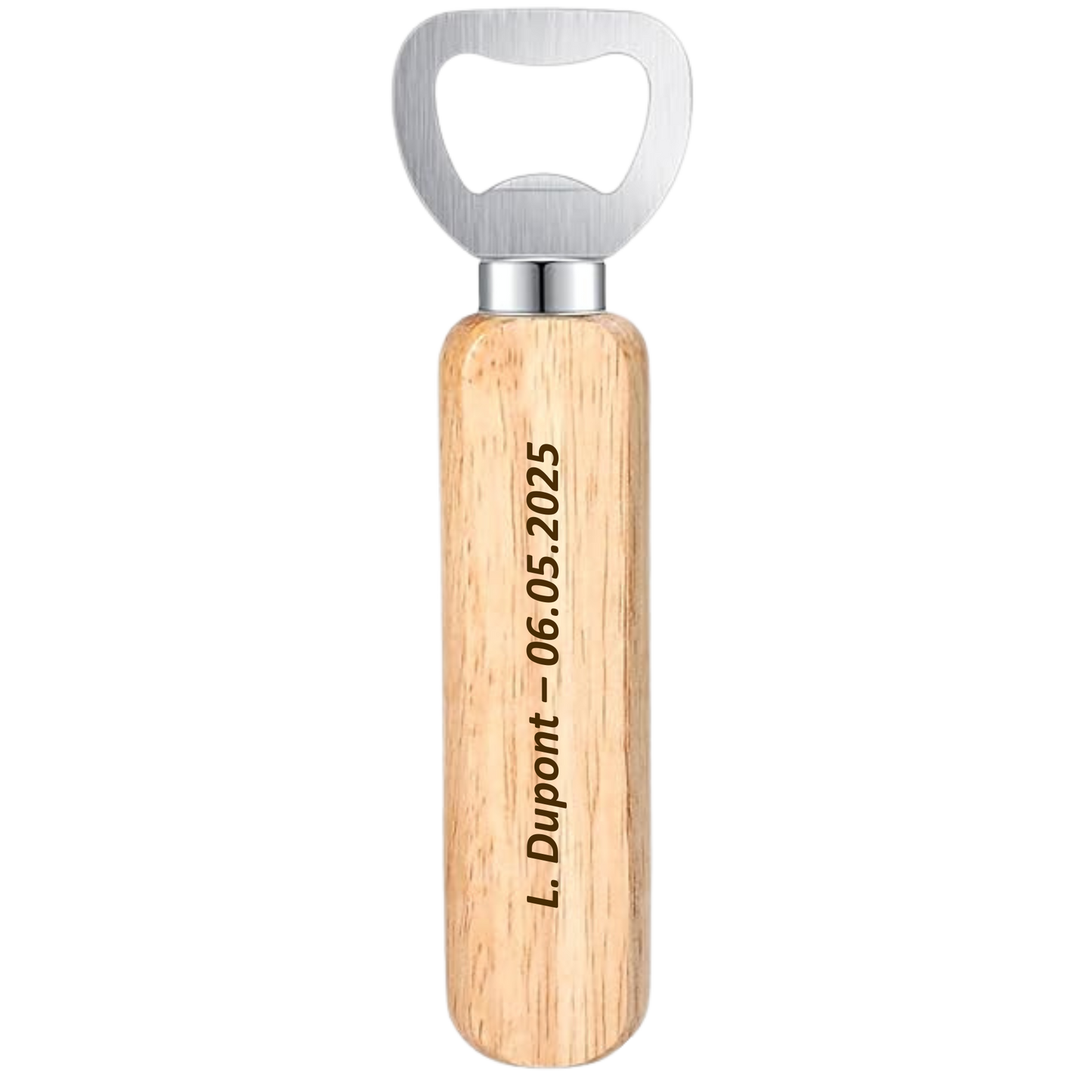 Décapsuleur en bois personnalisable