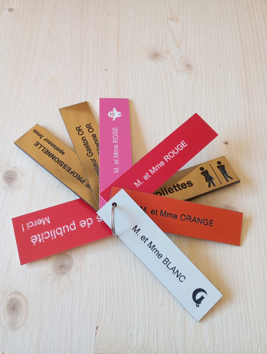 Le PMMA bicouche TroLase : un matériau de référence pour vos gravures personnalisées