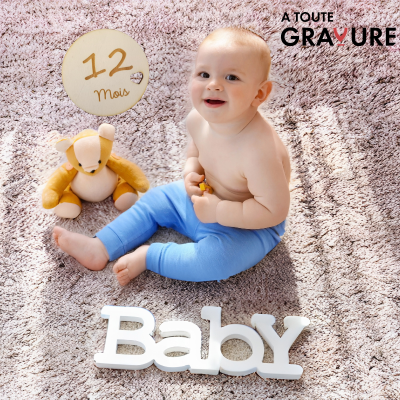 Nos objets personnalisés pour l'univers de bébé