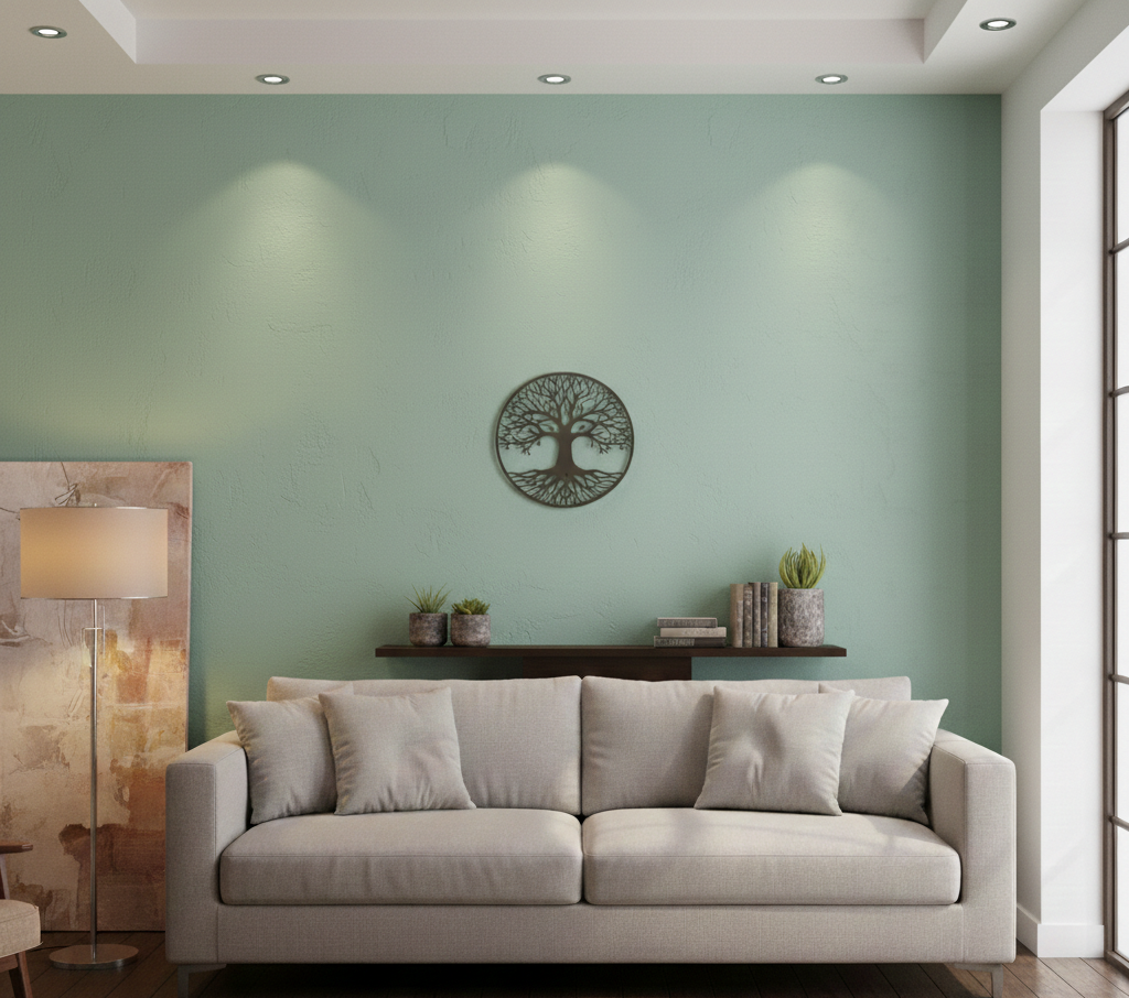 Arbre de Vie mural en MDF noir